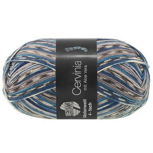 Lana Grossa MEILENWEIT 100g Cervinia | 1702-серый/петрольный/антрацитовый/серо-синий/тёмно-синий/цвет экрю/серый