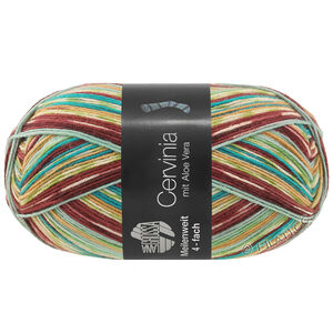 Lana Grossa MEILENWEIT 100g Cervinia | 1704-зелёный/мятно-бирюзовый/охра/бургунд/тёмно-красный/пыльно-розовый/фисташковый/петрольный