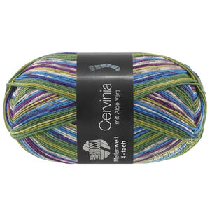 Lana Grossa MEILENWEIT 100g Cervinia | 1705-тёмно-зелёный/мшисто-зелёный/оливковый/синий/тёмно-синий/цвет экрю/небесно-голубой/серый/тёмно-фиолетовый