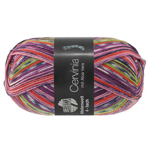 Lana Grossa MEILENWEIT 100g Cervinia | 1708-ярко-розовый/глиняно-красный/серо-синий/мягко-серый/красно-фиолетовый/сиреневый/зелёный/тёмно-синий