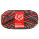 Lana Grossa MEILENWEIT 100g Merino Christmas Lurex | 6811-белый/тёмно-зелёный/тёмно-коричневый/оранжевый/тёмно-красный/светло-зелёный
