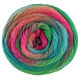 Lana Grossa MEILENWEIT 100g Merino Color Mix Sparks | 7618-малиновый/цвет ржавчины/серо-зелёный/бирюзовый/нефрит/фуксия