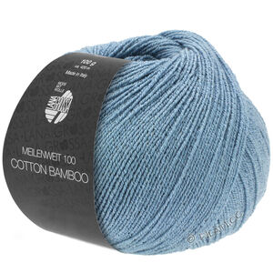 Lana Grossa MEILENWEIT 100g Cotton Bamboo | 12-серо-синий
