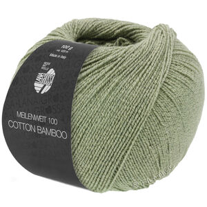 Lana Grossa MEILENWEIT 100g Cotton Bamboo | 25-серо-зелёный