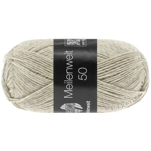Lana Grossa MEILENWEIT 50g | 1301-светло-бежевый меланжевый