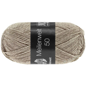 Lana Grossa MEILENWEIT 50g | 1359-серо-коричневый