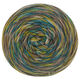 Lana Grossa MEILENWEIT 100g Merino Hand-dyed | 38-оливково-желтый/петрольно-синий/серый камень/серо-бежевый