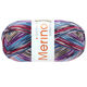 Lana Grossa MEILENWEIT 100g Merino Extrafine Meran | 2584-белый/антрацитовый/бирюзовый/малиновый/песочно-бежевый/джинс/ярко-розовый