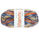Lana Grossa MEILENWEIT 100g Merino Extrafine Meran | 2585-белый/антрацитовый/золотисто-жёлтый/персик/петрольный/оранжевый/тёмно-коричневый