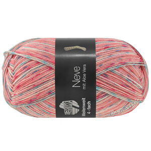 Lana Grossa MEILENWEIT 100g Neve | 4436-гвоздичный/ярко-розовый/серо-синий/розовый/светло-серый/мятно-бирюзовый