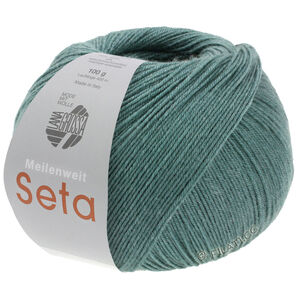 Lana Grossa MEILENWEIT 100g Seta | 07-серо-зелёный