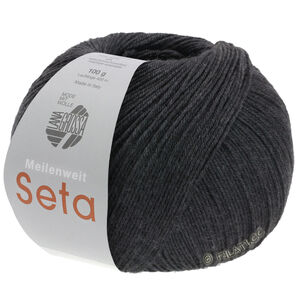 Lana Grossa MEILENWEIT 100g Seta | 15-антрацитовый