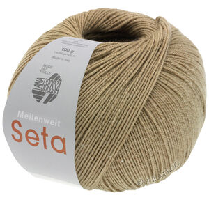 Lana Grossa MEILENWEIT 100g Seta | 32-коричневая глина
