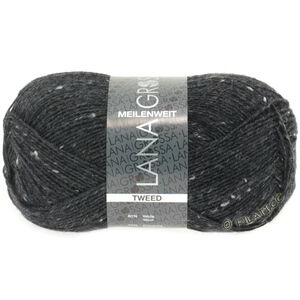 Lana Grossa MEILENWEIT 100g Tweed | 107-антрацитовый