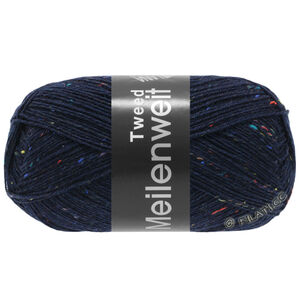 Lana Grossa MEILENWEIT 100g Tweed | 112-тёмно-синий