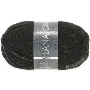 Lana Grossa MEILENWEIT 100g Tweed | 126-чёрный