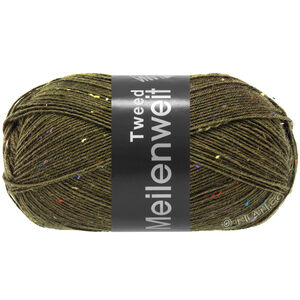 Lana Grossa MEILENWEIT 100g Tweed | 168-лоденовый зелёный