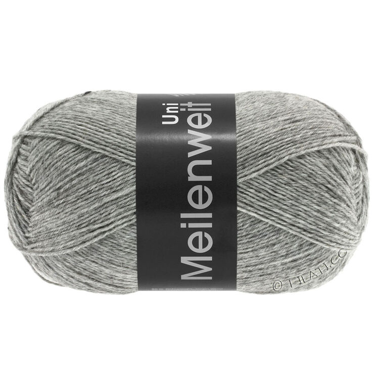 Lana Grossa MEILENWEIT 100g | 1103-серый меланжевый