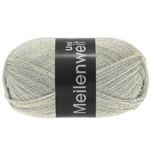 Lana Grossa MEILENWEIT 100g | 1358-светло-серый меланжевый