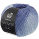 Lana Grossa MEILENWEIT 100g Woolycell Duo | 6005-морской синий/серо-синий/голубой