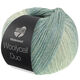 Lana Grossa MEILENWEIT 100g Woolycell Duo | 6007-шалфейный/сенно-зелёный/пастельно-зелёный