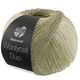 Lana Grossa MEILENWEIT 100g Woolycell Duo | 6008-оливковый/серо-зелёный/серо-бежевый