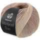 Lana Grossa MEILENWEIT 100g Woolycell Duo | 6009-бежевый/песочно-бежевый/серый