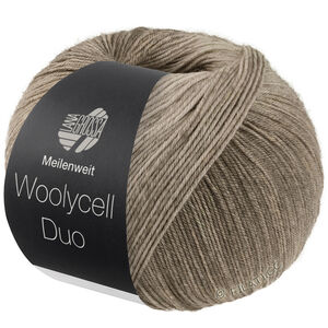 Lana Grossa MEILENWEIT 100g Woolycell Duo | 6010-светло-серый/жемчужно-серый/серый