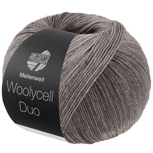 Lana Grossa MEILENWEIT 100g Woolycell Duo | 6012-светло-серый/средне-серый/тёмно-серый