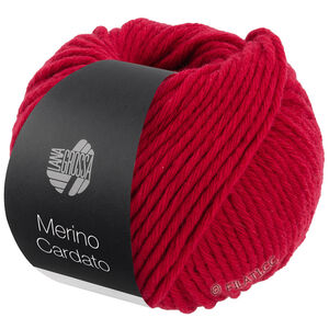 Lana Grossa MERINO CARDATO | 05-тёмно-красный