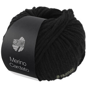 Lana Grossa MERINO CARDATO | 14-чёрный