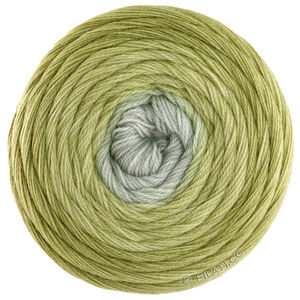 Lana Grossa MERINO LACE AQUARELL | 01-оливковый/светло-оливковый/зелёно-серый