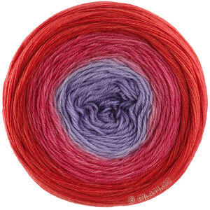Lana Grossa MERINO LACE AQUARELL | 04-серо-фиолетовый/малиновый/томатный