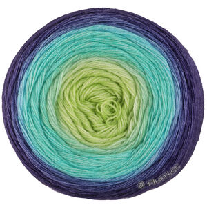 Lana Grossa MERINO LACE AQUARELL | 12-лайм/бледно-жёлтый/бирюзовый/петрольный