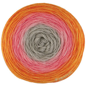 Lana Grossa MERINO LACE AQUARELL | 13-серо-бежевый/лососевый/вереск/оранжевый