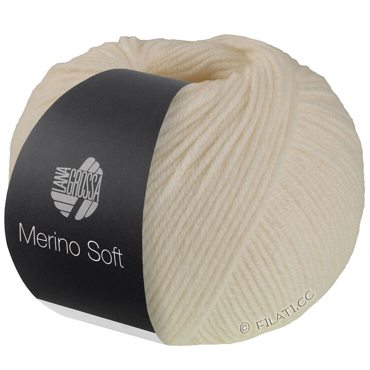 Lana Grossa MERINO SOFT | 01-цвет экрю