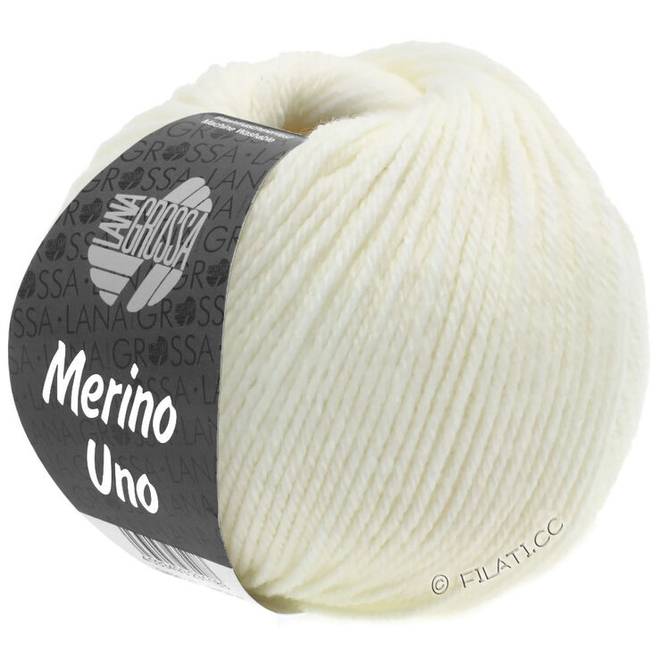 Lana Grossa MERINO UNO | 01-белый