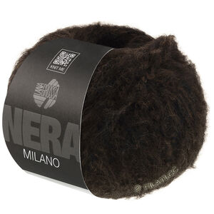 Lana Grossa MILANO (Nera) | 04-чёрно-коричневый