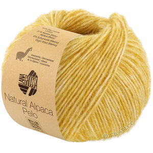 Lana Grossa NATURAL ALPACA Pelo | 027-горчично-желтый меланжевый