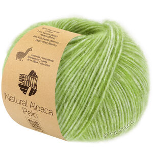 Lana Grossa NATURAL ALPACA Pelo | 033-майская зелень меланжевый