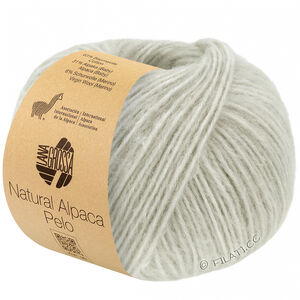 Lana Grossa NATURAL ALPACA Pelo | 036-сурово-белый/светло-серый