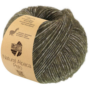 Lana Grossa NATURAL ALPACA Pelo | 040-лесной зелёный меланжевый