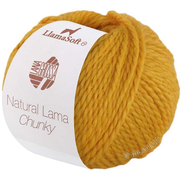 Lana Grossa NATURAL LAMA CHUNKY | 01-жёлтый