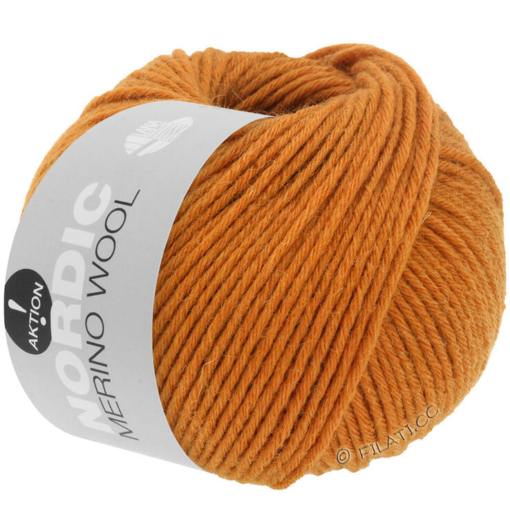 Lana Grossa NORDIC MERINO WOOL  Aktion! | 01-оранжевый