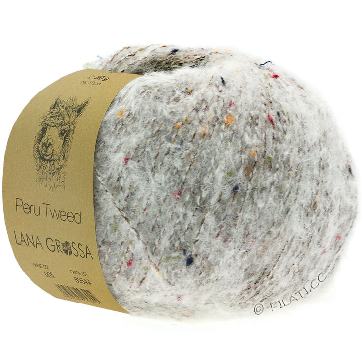 Lana Grossa PERU Tweed | 01-натуральный