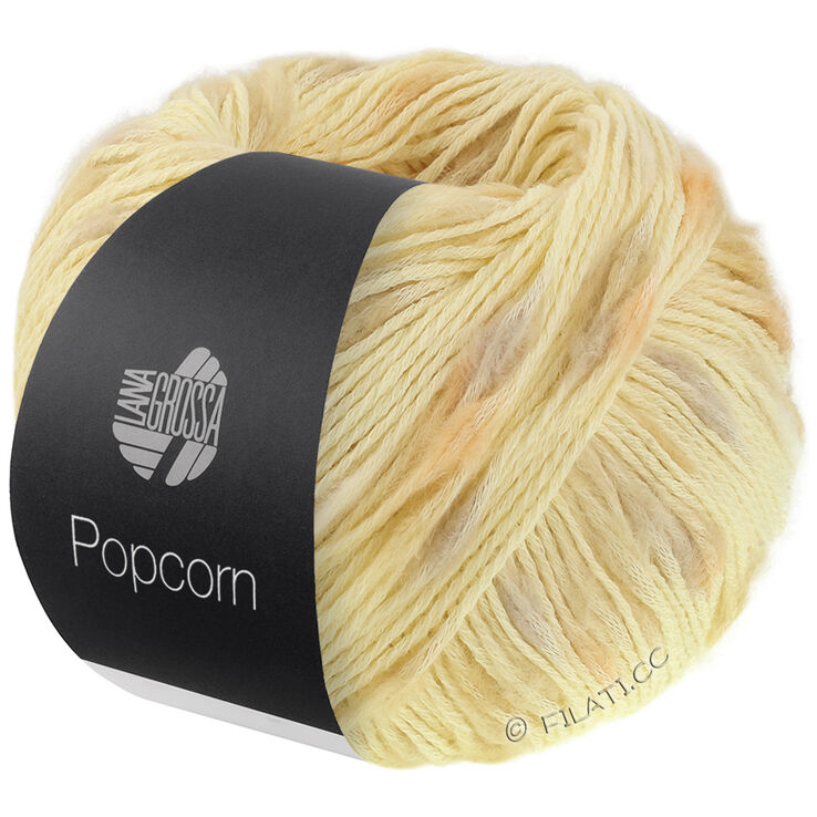 Lana Grossa POPCORN | 01-ванильный/бежевый/жёлтый/оранжевый