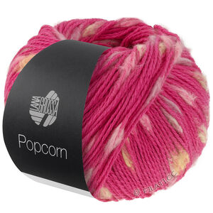 Lana Grossa POPCORN | 03-ярко-розовый/розовый/грейдж/жёлтый
