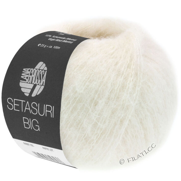 Lana Grossa SETASURI Big | 501-белый