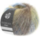 Lana Grossa SILKHAIR HAZE Print | 1216-серо-коричневый/жёлтый/розовый/петрольный