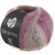 Lana Grossa SILKHAIR PRINT | 436-серо-коричневый/мятный/светло-бежевый/цикламеновый/бургунд